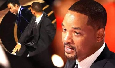Will Smith yasabye imbabazi Chris Rock nyuma yo kumukubita urushyi