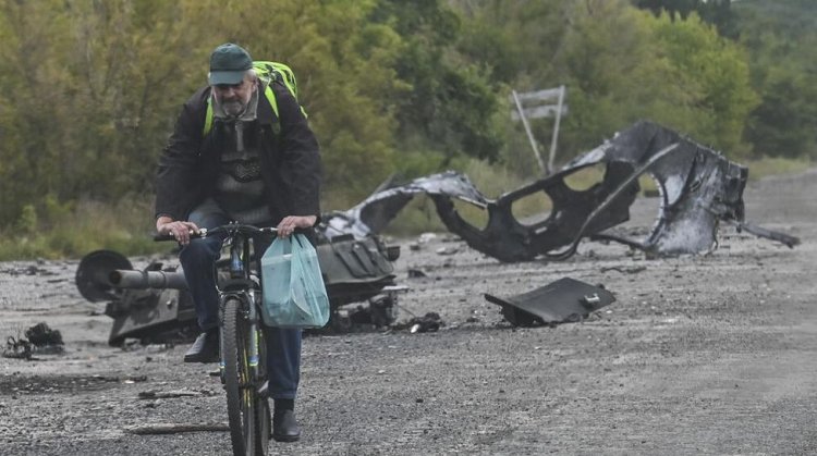 Ukraine yisubije uduce 20 mu masaha 24 gusa, irashinja Uburusiya guteza ibura ry’umuriro n’amazi.