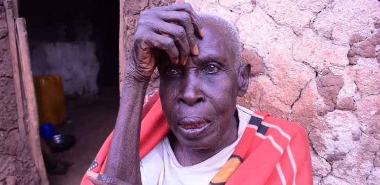 Huye: Hatagize igikorwa  umukecuru "Ntakavuro" inzu ishobora kumugwira