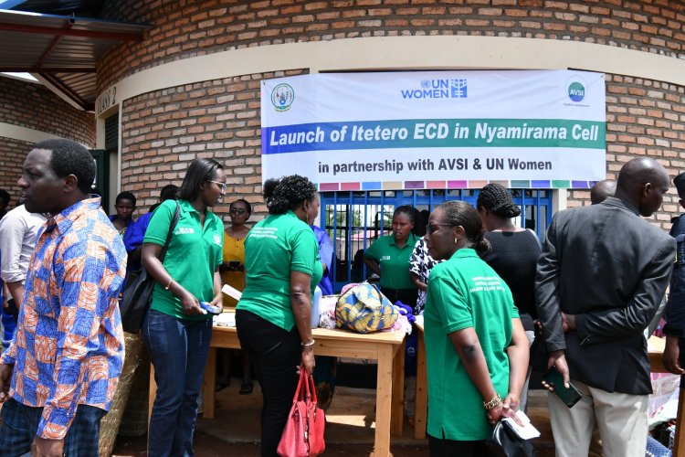 Nyaruguru- Ngera:  Ababyeyi barishimira irerero ry'abana bubakiwe kuri miliyoni 60 z'amafaranga y'u Rwanda