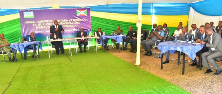 Iburasirazuba: Hateranye inama ihuza abayobozi b'intara ebyiri z'u Rwanda n'iyu Burundi