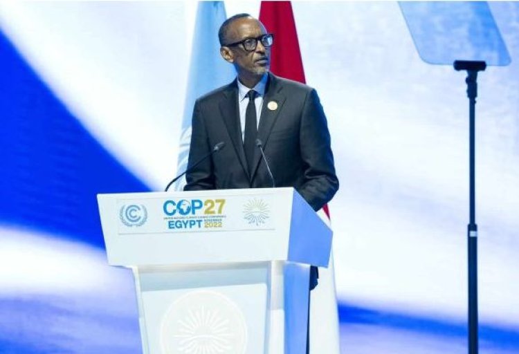 COP27: U Rwanda rwasinye amasezerano atandukanye azifashishwa mu guhangana n’imihindagurikire y’ikirere.