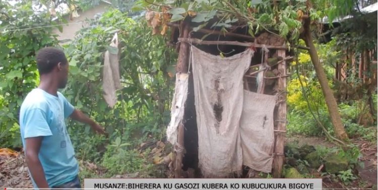 Musanze: Abatuye Akagali ka Cyabagarura babangamiwe no kubura uko bacukura ibwiherero.
