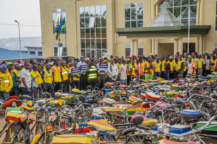 Polisi y’u Rwanda yakomereje ubukangurambaga bwa "Gerayo Amahoro" ku kiciro cy’abatwara amagare