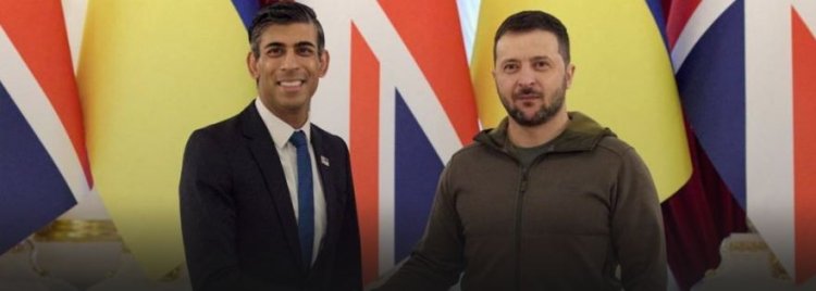 Breaking News: Zelensky wa Ukraine ari mu Bwongereza mu ruzinduko rutunguranye.