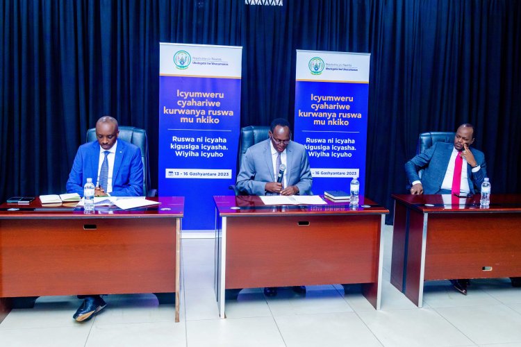 Perezida w’urukiko rw’ikirenga Dr. Ntezilyayo Faustin avuga ko hakenewe ubufatanye bw'inzego mu guhangana na ruswa