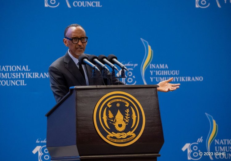 Perezida w’u Rwanda Paul Kagame, yashimiye abanyarwanda uruhare bagize mu kugera kuri byinshi