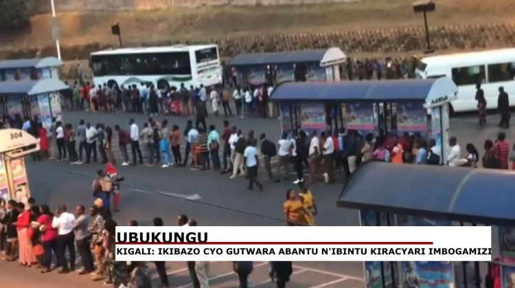 Ikigazo cy'ibura ry'imodoka mu mujyi wa Kigali kiracyari imbogamizi.