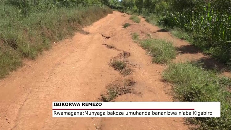 Rwamagana: Abaturage ba Munyaga bakoze umuhanda bananizwa n'aba Kigabiro