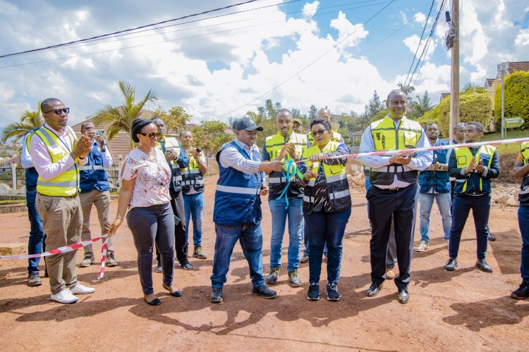 Kigali: Hatangijwe igikorwa cy'iyubakwa ry’imihanda y’imigenderano ya kaburimbo