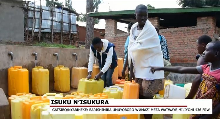 Gatsibo: Impunzi z’Abanyekongo ziri mu nkambi ya Nyabiheke zirashima ko zegerejwe amazi meza
