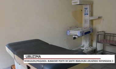 Nyaruguru: Bubakiwe poste de santé none ntibakibyarira mu rugo nka mbere.