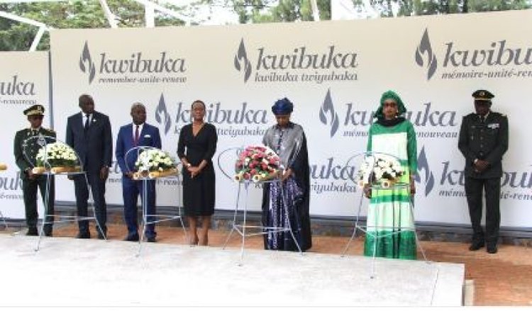 The embassy of Senegal to Rwanda paid tribute to Captain Mbaye Diagne who saved tutsi during the genocide.