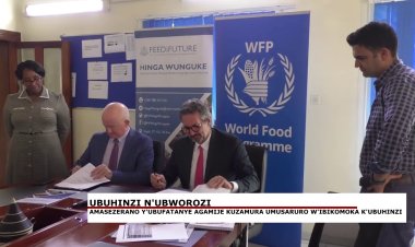 Hasinywe amasezerano y'ubufatanye agamije kuzamura umusaruro w'ibikomoka k'ubuhinzi
