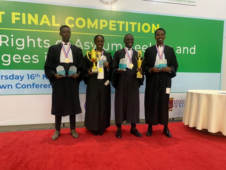 Abanyeshuri biga amategeko muri za kaminuza bitabiriye amarushanwa ya moot court