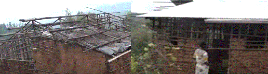 Nyamagabe: Uwabaga muri Nyakatsi arashima ubuvugizi yakorewe agahabwa amabati