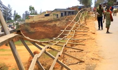 Kigali: Babangamiwe n'umukingo uri ahahoze isoko rya caguwa Nyabugogo