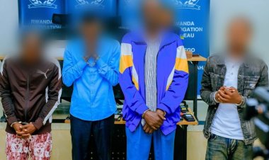 RIB yerekanye abafatiwe mu bikorwa bigize ibyaha bitandukanye