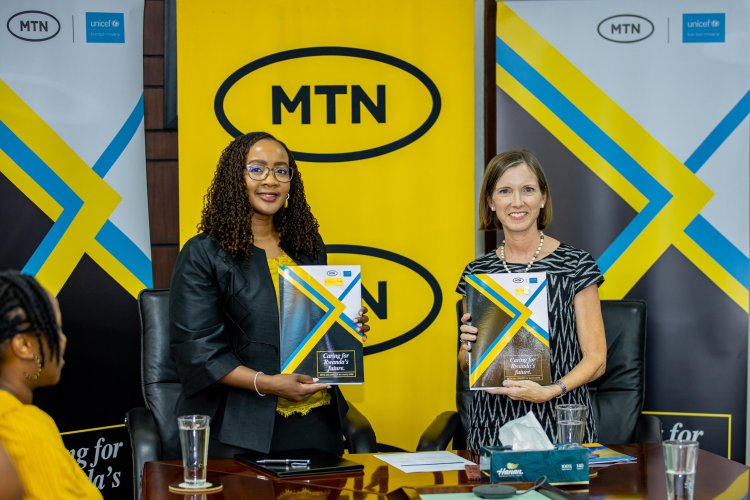 MTN Rwanda na UNICEF basinye amasezerano azafasha abana kwiga bakoresheje interinete ku buntu