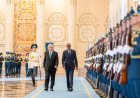 Perezida Paul Kagame yakiriwe mu cyubahiro muri Repubulika ya Kazakhstan (Amafoto)