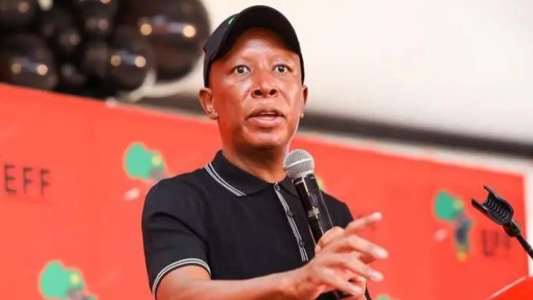 Julius Malema yimwe visa y'Ubwongereza ku mpamvu yise gucecekesha ibitekerezo bitandukanye