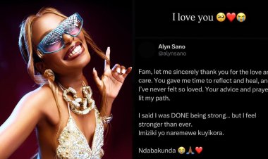 Imiziki yo naremewe kuyikora: Alyn Sano yisubiyeho