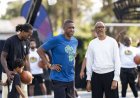 Perezida Paul Kagame yitabiriye umwiherero w’abana bakina Basketball kuri Club Rafiki (Amafoto)