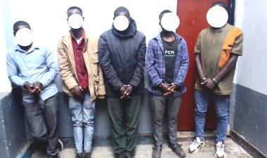 Gicumbi:Polisi yafashe abantu batanu bakora ibikorwa bihungabanya umutekano