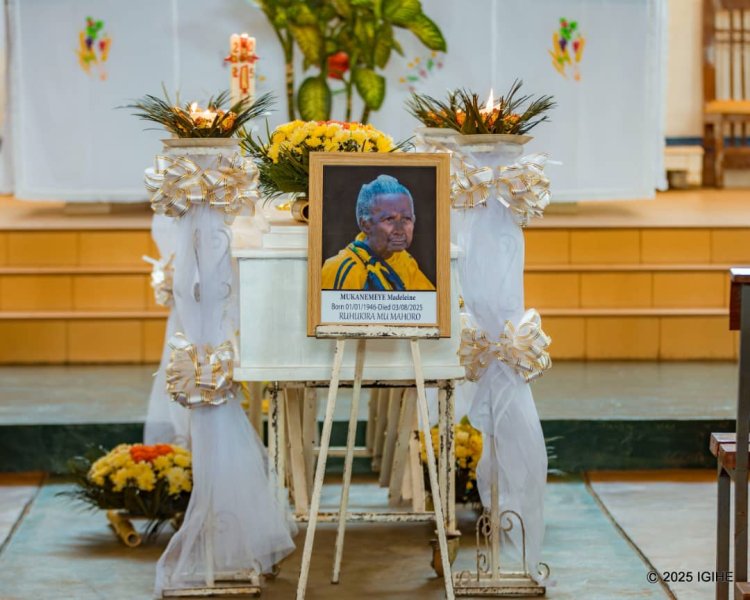Mukanemeye madeleine "Mama Mukura " yasezeweho bwa nyuma