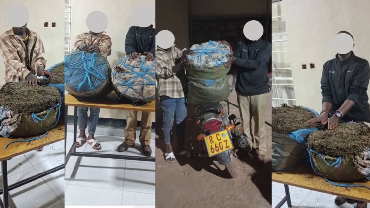 Kigali: Polisi yafashe abagabo 2 bafite urumogi ibiro 31