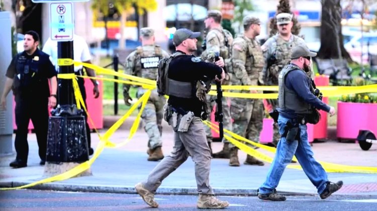 Igitero cyagabwe hafi y'ibiro bya Perezida Trump cyasize mu kaga ubuzima bw'abasirikare