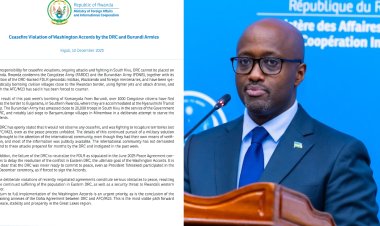 Guverinoma y’u Rwanda yamaganye ibitero bimaze iminsi bigabwa ku basivile bo mu bice byegereye umupaka w’u Rwanda