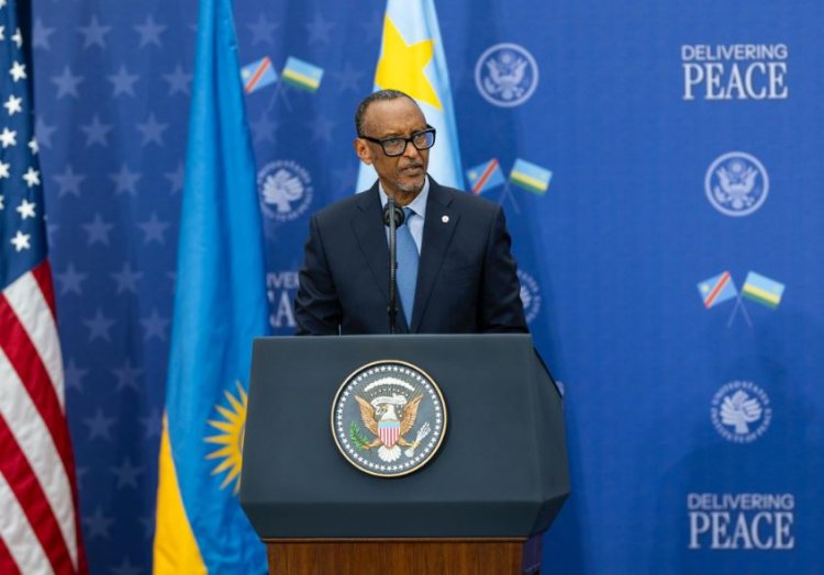 Nta muntu wasabye Perezida Trump gufata izi nshingano - Perezida Kagame yashimye Perezida Donald Trump