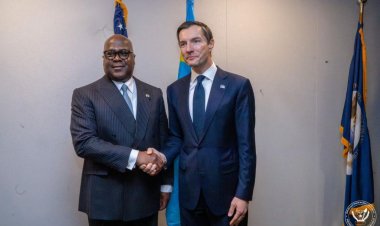 Perezida Tshisekedi  mu biganiro I Washington byo gushaka inkunga zirimo izo kubaka inganda zitunganya amabuye y'agaciro