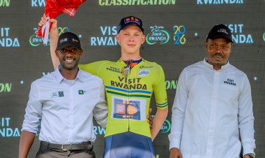Jurgen Zomermaand yegukanye agace ka Gatatu Huye-Rusizi afata umwambaro w’umuhondo muri Tour du Rwanda 2026